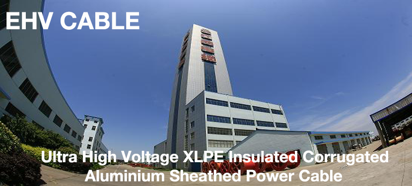 Ultra High Voltage XLPE Corrugated Aluminium Sheathed Power Cable