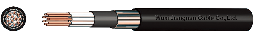 450-750V XLPE Insulated Steel Wire Armoured PE Sheathed Multi-Core Control Cable